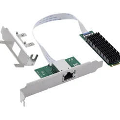InLine Schnittstellenkarte, M.2 B+M zu 10 Gb/s RJ45