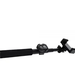 InLine Selfiestick für Digitalkameras und Videokameras schwarzes aluminium mit Mini Stativ
