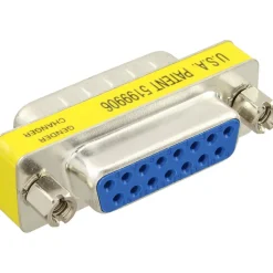 InLine Seriell Gender Changer D-Sub 15pol Stecker auf D-Sub 15pol Buchse Silber