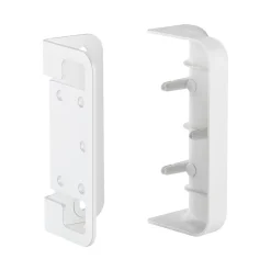 InLine Slatwall Befestigungswinkel für Wandhalterung Panel, weiss 2er-Set