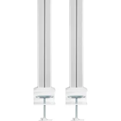 InLine Slatwall Befestigungssäulen Aluminium, für Tischhalterung Panel, 2er Set