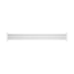 InLine Slatwall Panel Aluminium, für Tischhalterung, 1m