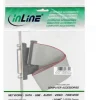 InLine Slotblech Parallel mit 25pol Sub D Buchse an 26-pin Buchsenleiste 0,5m