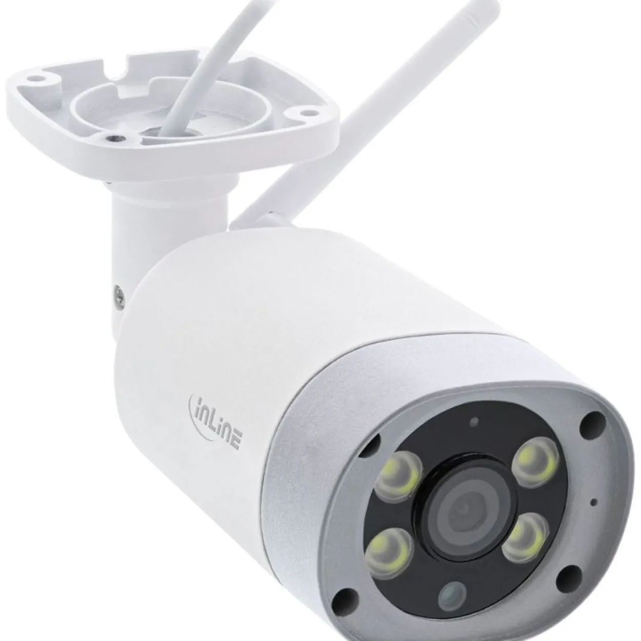 InLine SmartHome HD Kamera außen mit LED Licht, IP66