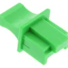 InLine Staubschutz, für RJ45 Buchse, Farbe: grün, 100er Pack