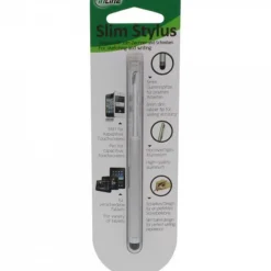 InLine Stylus, Stift für Touchscreens von Smartphone und Tablet, silber