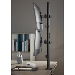 InLine Tischhalterung, für 2x LCD-/LED-Display bis 81cm (32"), übereinander, max. 9kg