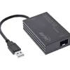 InLine USB-A zu SFP Gigabit Fiber Netzwerkadapter (10/100/1000 Mb/s)