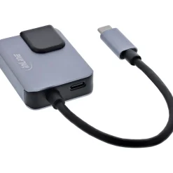 InLine USB-C 3-in-1 Adapter, Gigabit, Audio, PD 3.0
