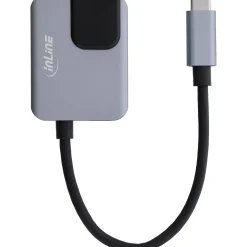 InLine USB-C 3-in-1 Adapter, Gigabit, Audio, PD 3.0