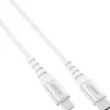 InLine USB-C - Lightning Kabel, für iPad, iPhone, iPod, silber/Alu, 2m MFi-zertifiziert