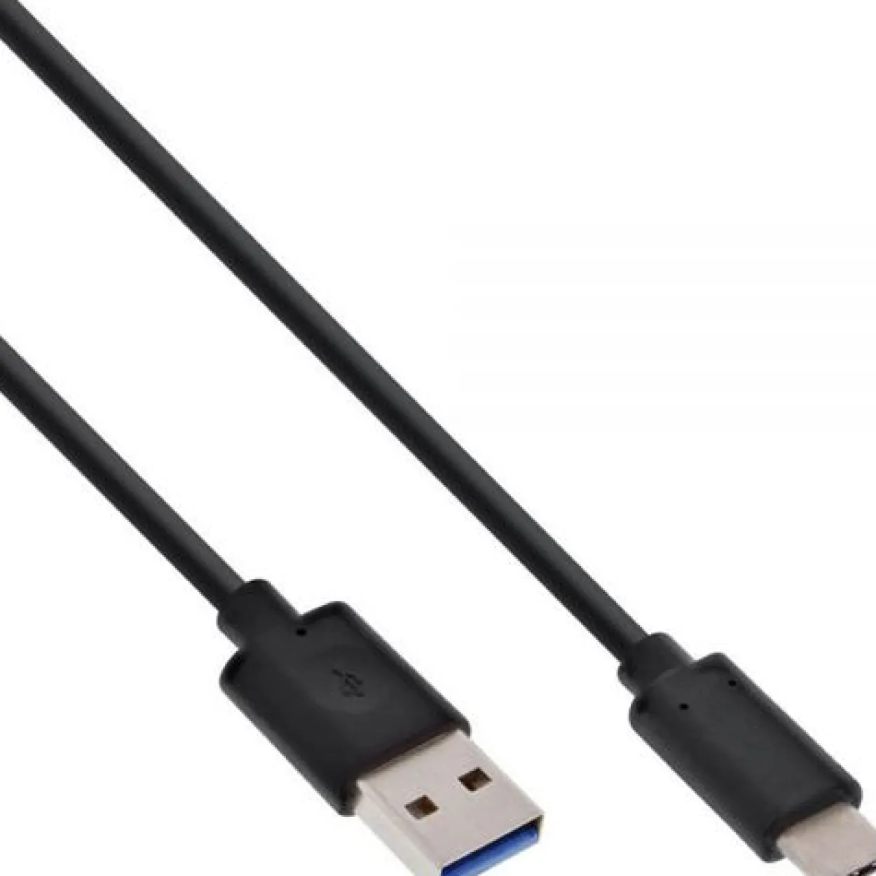 InLine USB 3.1 Kabel, Typ C Stecker an A Stecker, schwarz, 1m