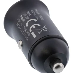 InLine USB KFZ Stromadapter Power Delivery, 2x USB Typ-C, schwarz