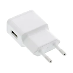 InLine USB Ladegerät Single, Netzteil, Stromadapter, 100-240V zu 5V/1,2A, weiß