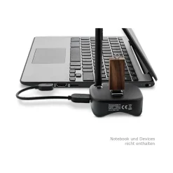InLine USB 3.0 Multihub, schwarz