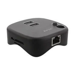 InLine USB 3.0 Multihub, schwarz