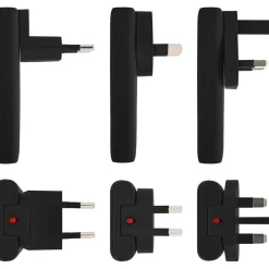 InLine USB Netzteil Ladegerät, Dual USB-C, PD, PPS, 65W, flach, schwarz