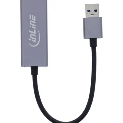 InLine USB 3.2 Netzwerkadapter Kabel, USB-A zu RJ45 Gigabit Netzwerk