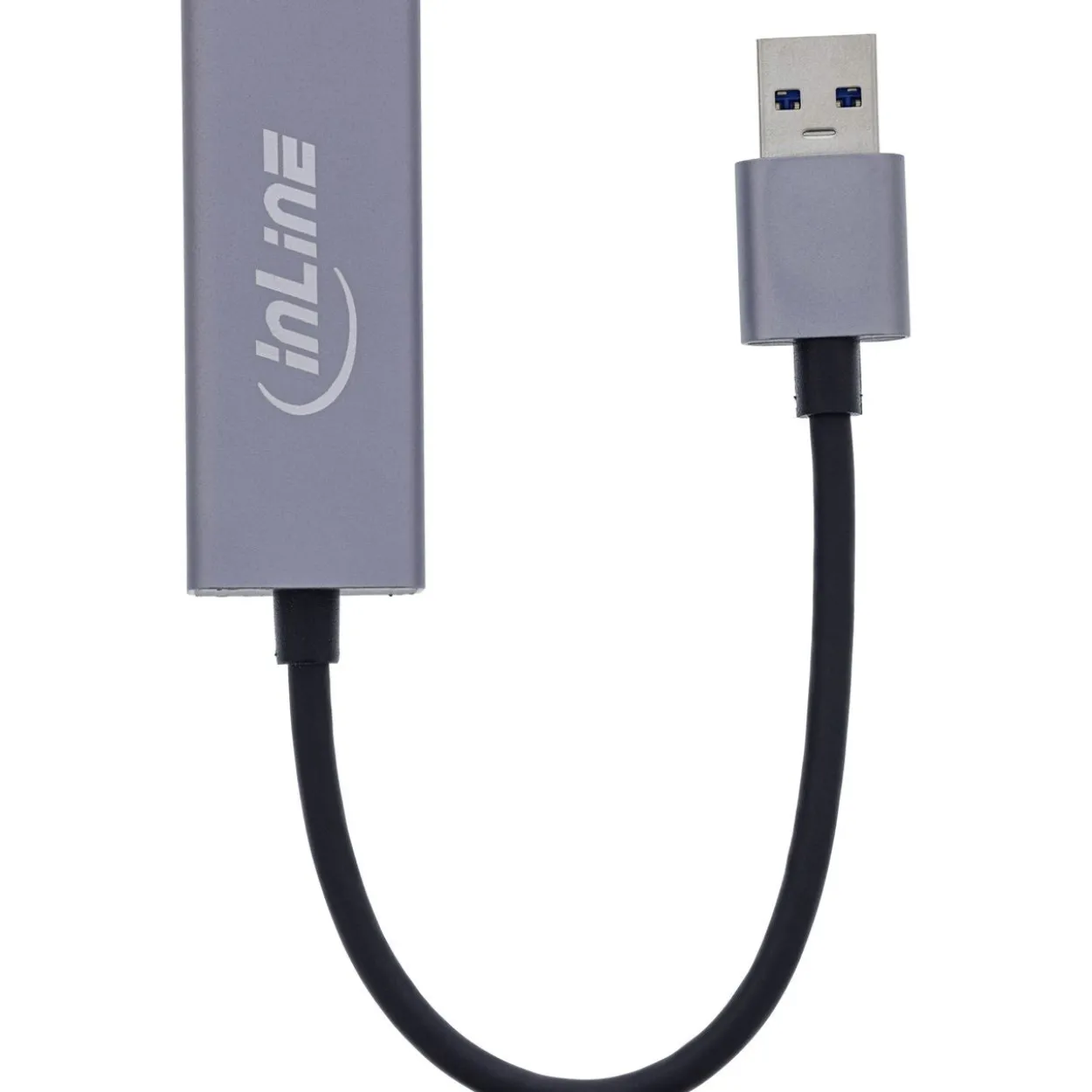 InLine USB 3.2 Netzwerkadapter Kabel, USB-A zu RJ45 Gigabit Netzwerk