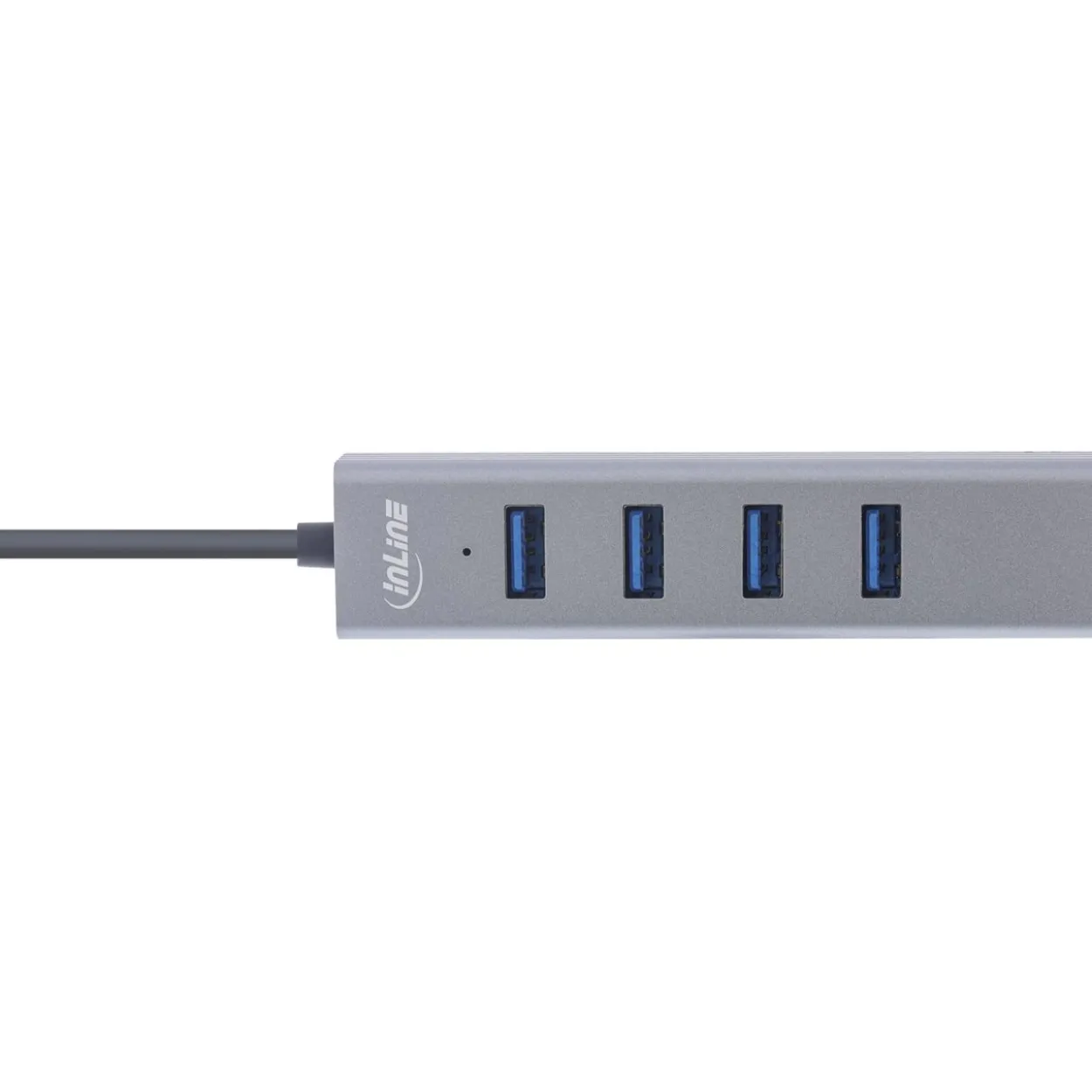 InLine USB 3.2 USB-Typ C Multi Hub (4x USB-A 5Gb/s), OTG, Metallgehäuse