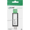 InLine USB zu TTL 5V Konverter, USB-A zu 4-pol Terminal