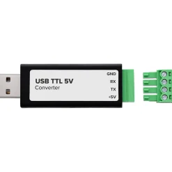 InLine USB zu TTL 5V Konverter, USB-A zu 4-pol Terminal