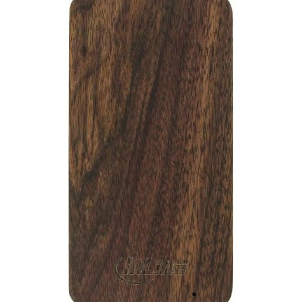 InLine woodplate USB Akku PowerBank 5.000mAh, mit LED Anzeige, Echtholz, Walnuss