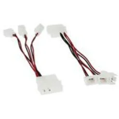InLine 1x12V -->3x5V Adapterkabel für Lüfter (33005A)