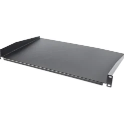 Intellinet 19" Fachboden 300mm Frontmont. n. perforiert sw