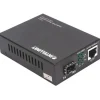 Intellinet Gigabit PoE + Medienkonverter RJ45 SFP 120km