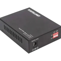 Intellinet Gigabit PoE + Medienkonverter RJ45 SFP 120km