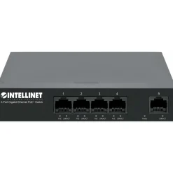 Intellinet 5-Port Gigabit Ethernet PoE+ Switch 4x PSE PoE+