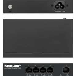 Intellinet 5-Port Gigabit Ethernet PoE+ Switch 4x PSE PoE+
