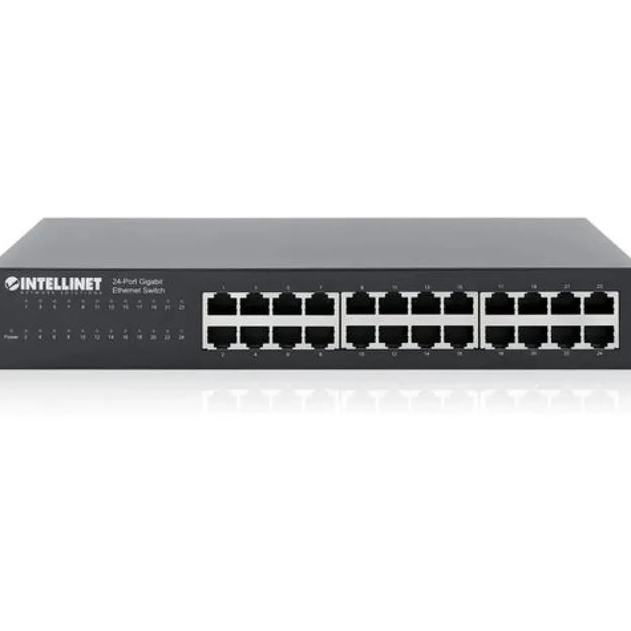 Intellinet 24-Port Gigabit Ethernet Switch 24x 10/100/1000 Mbit/s RJ45-Ports Desktop