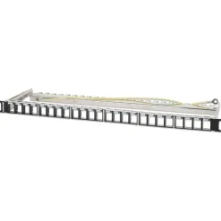 Intellinet 24-Port Patchpanel geschirmt und unbestückt 0,5HE