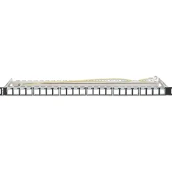 Intellinet 24-Port Patchpanel geschirmt und unbestückt 0,5HE