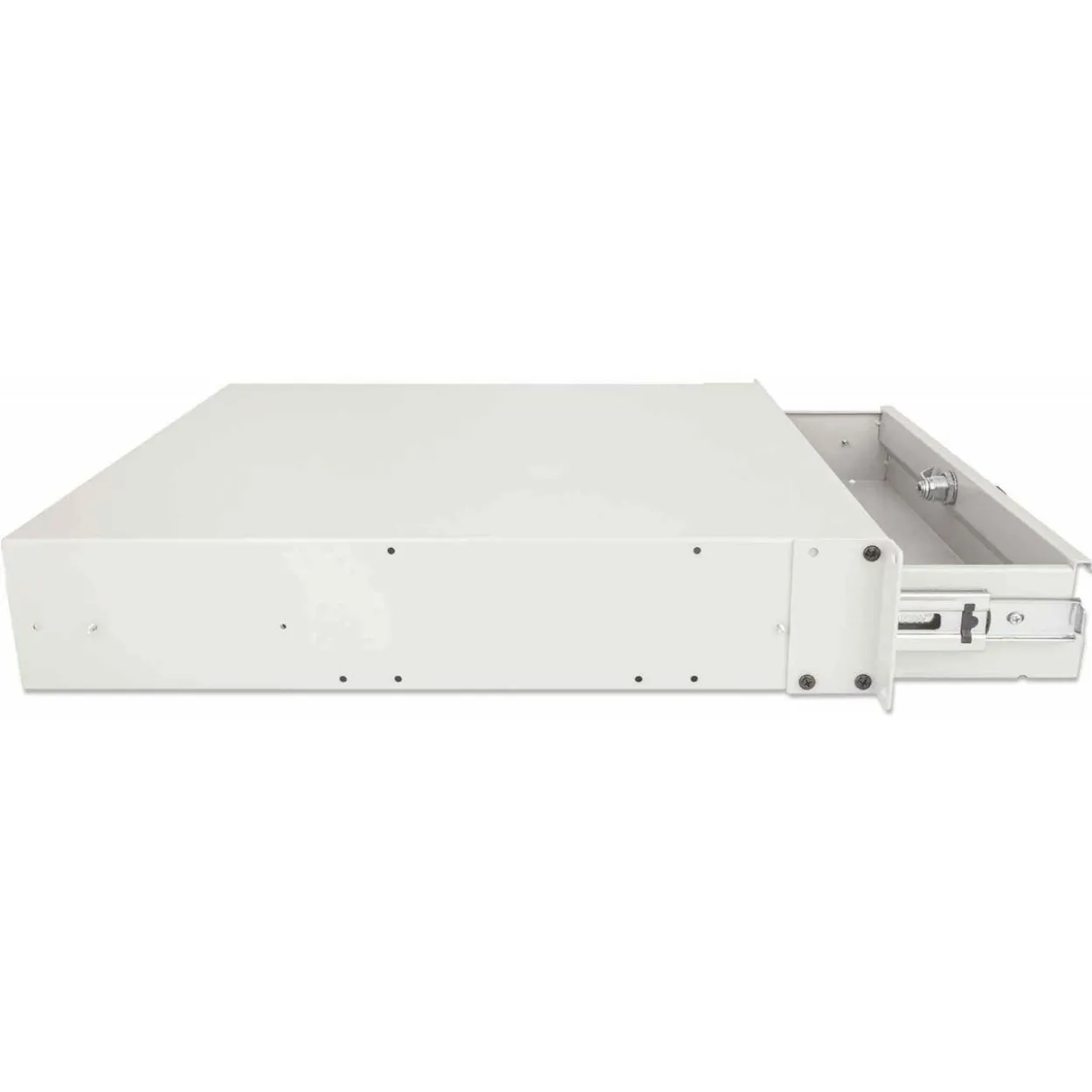Intellinet 19" Schublade 2HE abschließbar 466mm tief grau
