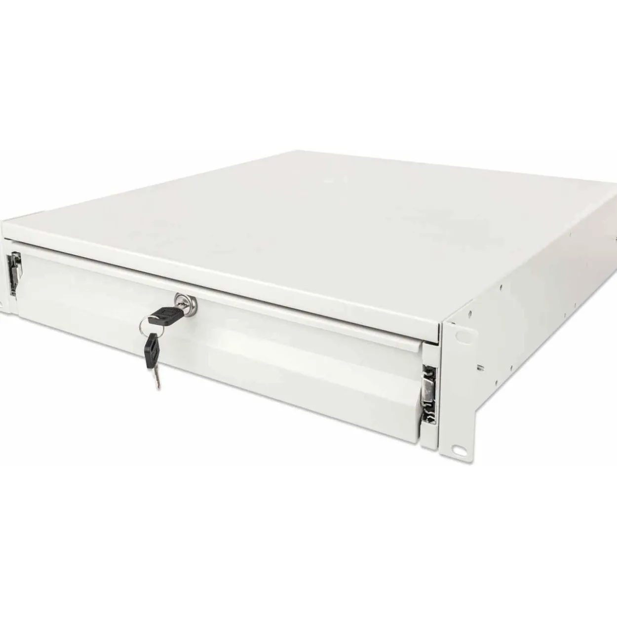 Intellinet 19" Schublade 2HE abschließbar 466mm tief grau