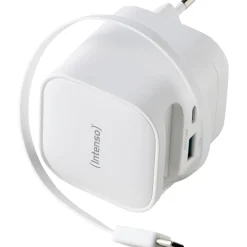 Intenso Compact Fast Charger 65W USB-C/USB-A White