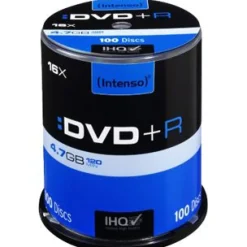Intenso DVD+R 4.7 GB 100er Spindel (4111156)