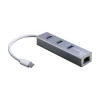 Inter-Tech AC Adapter IT-410-S USB Type C - USB HUB/ Gbit LAN