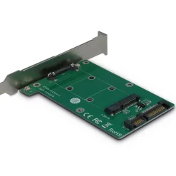 Inter-Tech AC Adapter KT008A, SATA zu mSATA, Card
