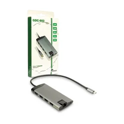 Inter-Tech Argus GDC-802 multifunktionale USB Type C Dockingstation