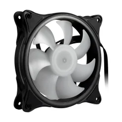 Inter-Tech Argus RS-08 3er-Pack 120x120x25mm 1200 U/min 30 dB(A) schwarz/weiß