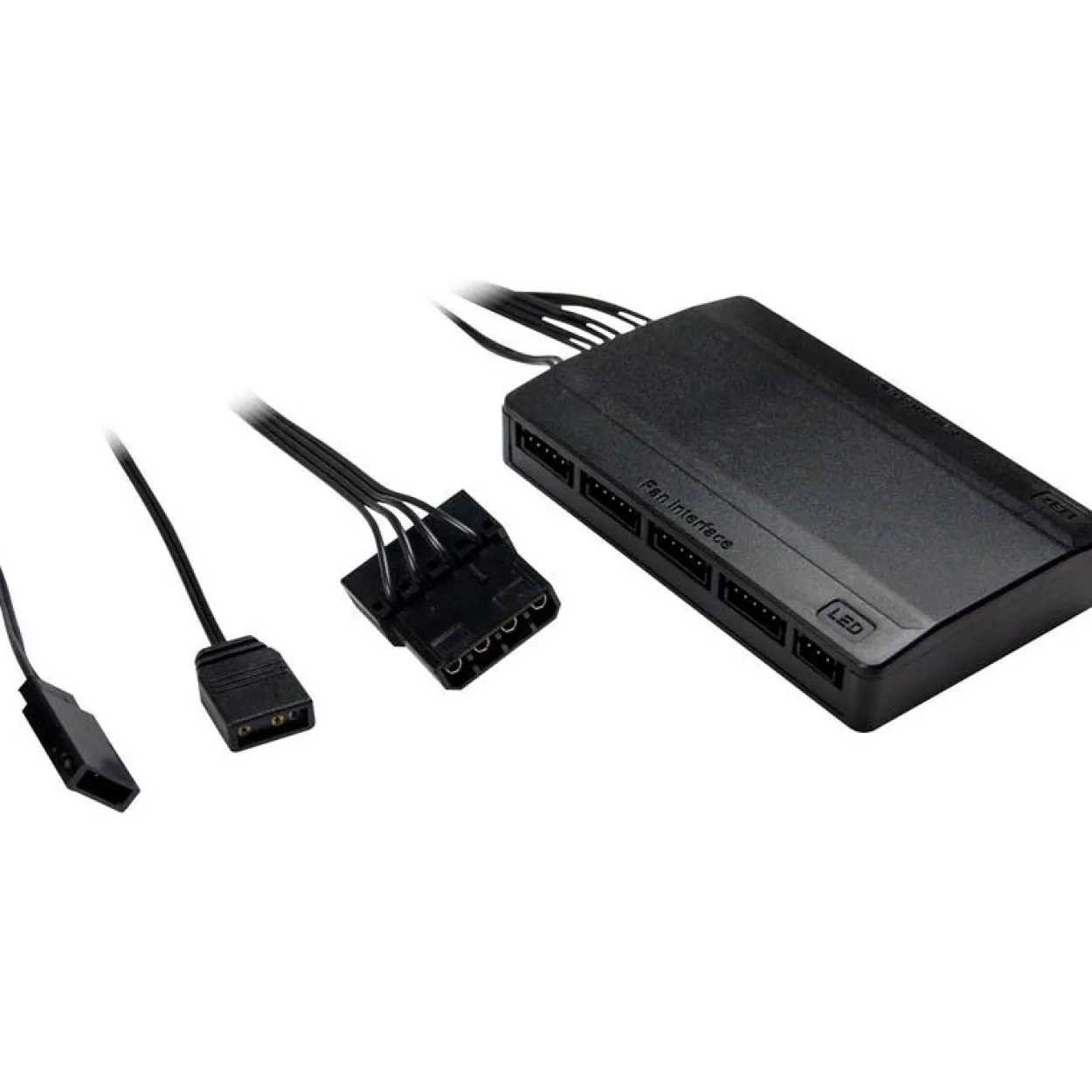Inter-Tech Argus RS-06 RGB 3er-Pack 120x120x25mm 1200 U/min 22 dB(A) weiß/transparent