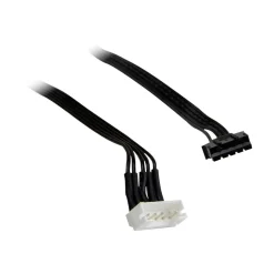 Inter-Tech Argus RS-06 RGB 3er-Pack 120x120x25mm 1200 U/min 22 dB(A) weiß/transparent