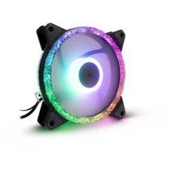 Inter-Tech Argus RS-071 RGB 120x120x25mm 1200 U/min 22 dB(A) schwarz