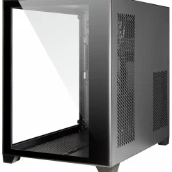 Inter-Tech C-501 Aspect Mini Tower ohne Netzteil schwarz