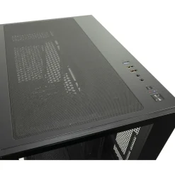 Inter-Tech C-501 Aspect Mini Tower ohne Netzteil schwarz
