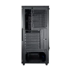 Inter-Tech C-303 mit Sichtfenster Midi Tower ohne Netzteil schwarz
